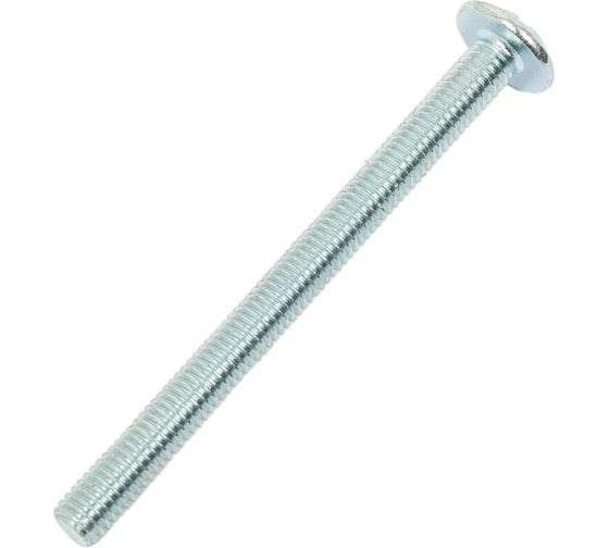 Винт ZAMETAL М5x60, с полусфер. гол. и прессш., DIN 967, оц., уп. 200 шт. ZA514288