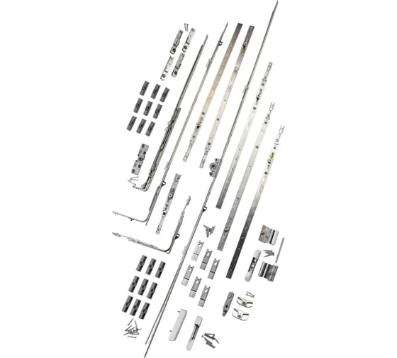 Комплект фурнитуры на пластиковую дверь UPT KOMFORT москитные системы КФЮДВ7739 1