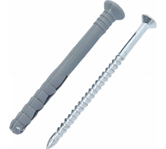 Дюбель-гвоздь крепежная техника грибовидный бортик 6\60 Короб ВП (УС) /350шт 500218 ВП 1