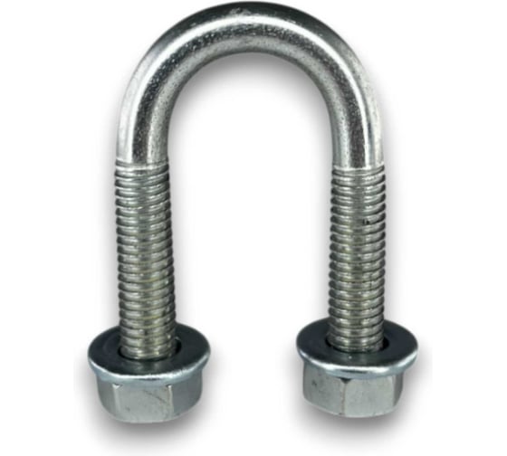 Хомут U образный Керн комплект гост 24137-80 м6х18 + 2 гайки + 2шайбы. оцинкованный. 10 комплектов RKU00060202001-10 1