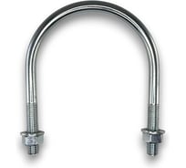 Хомут U образный Керн комплект гост 24137-80 м12х100 + 2 гайки + 2шайбы. оцинкованный. 5 комплектов RKU00121002005