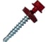 Саморез кровельный по дереву HARDWEX ТМ  HWX2-W-P5-4.8 х 50 мм. св.№1, RAL 3003 5190040932661 1