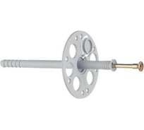 Дюбель для теплоизоляции Tech-Krep с мет.гвоздем и герм.крышкой 10х90 (50шт) - пакет 157075