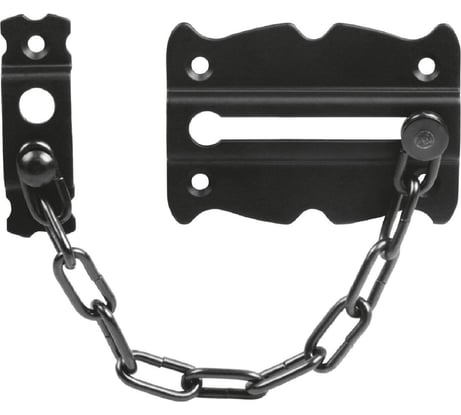 Дверная цепочка Amig черная 3-84