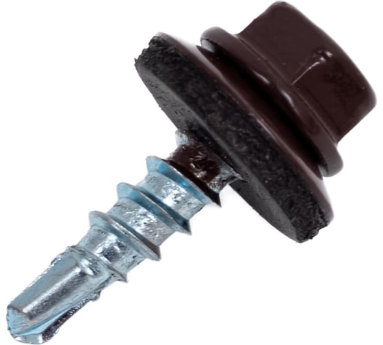 Саморез Госкреп КРС RAL8017 4,8х19 (100 шт.) (тк=16) 14-0022183 1