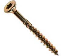 Саморез конструкционный Госкреп универсальный 3,0 x 30 желт.,потай TX10, Bullit (уп=15500шт) 9990140544