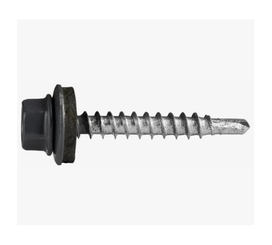 Саморез кровельный Госкреп 5,5х25 RAL 7024 (60 шт).-пл.конт 280 мл (тк=20) 2-0022070 1