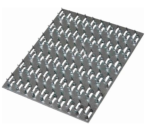 Гвоздевая пластина КРЕП-КОМП PSE высота шипа 8 мм, 305x8х154x1 мм 40 шт. псе154305п 1