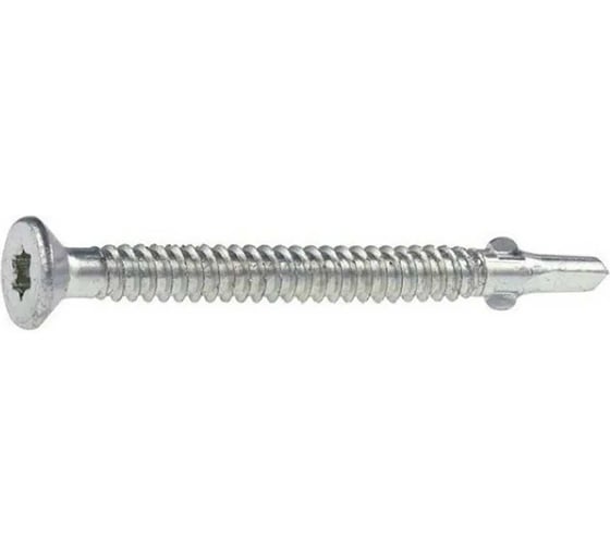 Саморез с крыльчаткой STARFIX (флюгель) 5.5х50мм, цинк, сверло, TORX30, 3000шт в коробе SM-29323-3000 1