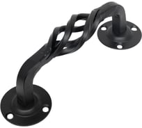 Ручка-скоба на розетках Amig черная 104R140-52