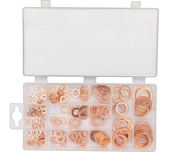 Шайбы медные Rockforce набор 220 предметов RF-068721(62216) 1