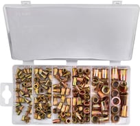 Заклепки резьбовые Rockforce стальные М3-М10, набор 150 предметов RF-36481(62204)