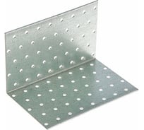 Равносторонний крепежный уголок КРЕП-КОМП KUR 50x50x400x2.0 мм кур50400мф