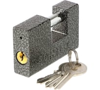 Замок навесной Bartex блистер, гаражный, 80 мм, чугунный, 3 кл 504664