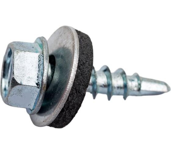 Кровельный саморез Bohrer 4,8x19, оцинкованный, 250 шт. SKZ-4,8х19-250