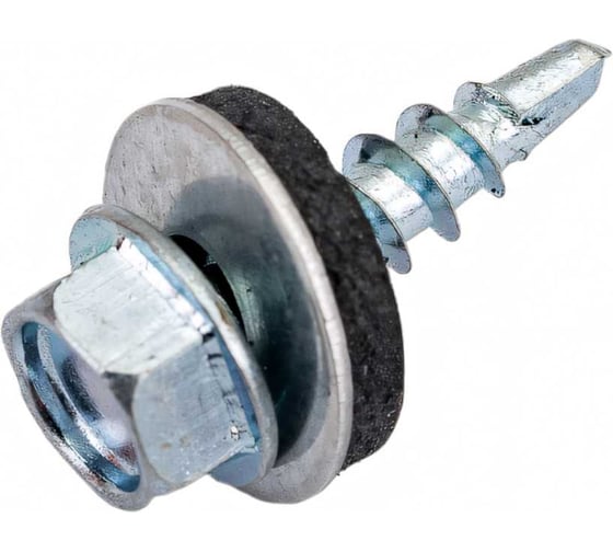 Кровельный саморез Bohrer 4,8x19, оцинкованный, 250 шт. SKZ-4,8х19-250