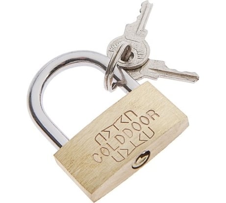 Навесной замок Сималенд тип 1 32x39 мм, 2 ключа 754864