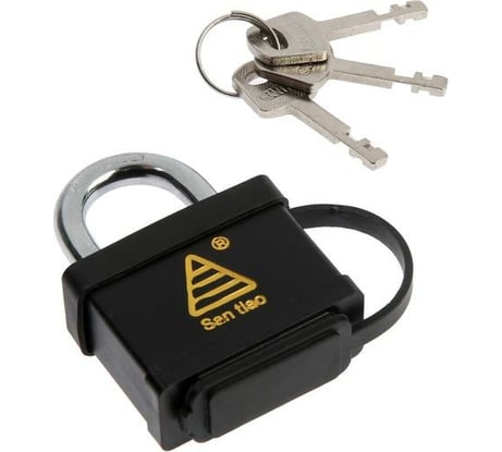 Навесной замок Сималенд 51 мм, влагозащищенный, короткая дужка, 3 ключа 5392204