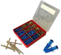 Шурупы для дерева с дюбелем 23 Болта М5 ЖЦ в органайзере НАБОР 1 20000089