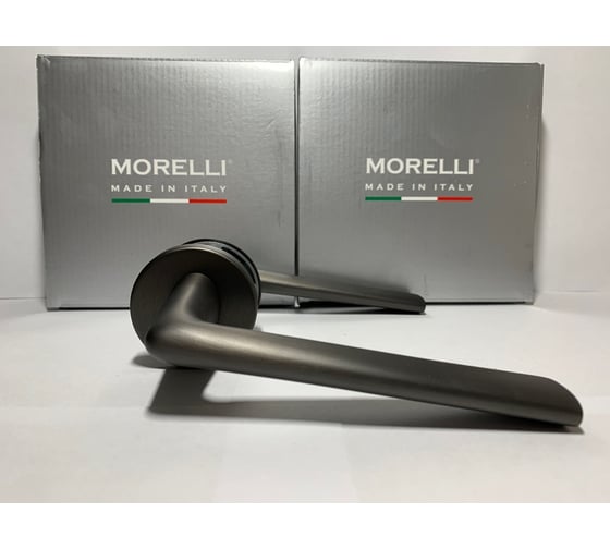 Дверные ручки MORELLI LUXURY THE FORCE ANT антрацит 9013320