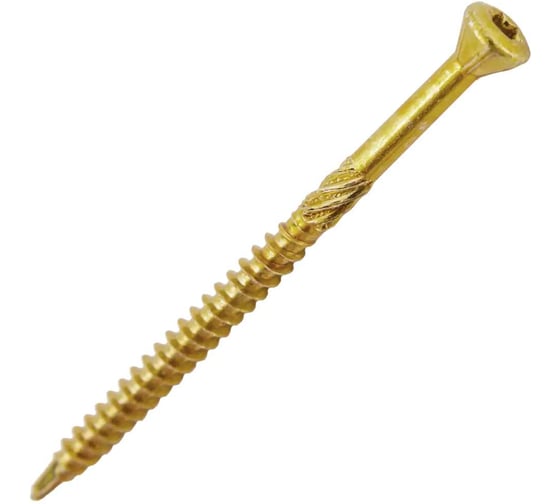 Шуруп для деревянных полов Госкреп самозенк фреза, потайная головка, TORX10 3,2х50, 90 шт, тк=16 14-0022377 1