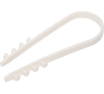 Дюбель-хомут duwi ДХК 19-25, круглый, белый, 10 шт. 30345 9