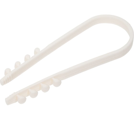 Дюбель-хомут duwi ДХК 19-25, круглый, белый, 10 шт. 30345 9 1