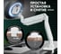 Кронштейн для монитора ONKRON 17"-49", макс. 20 кг, настольный, белый G100 G100W 8