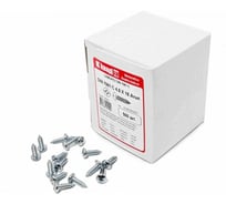 Саморез Квадра DIN 7981 4.8x16 цинк, кор. 500 шт., полусфера, шлиц PH2, острый 814816003500