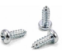 Саморез Квадра DIN 7981 3.5x9.5 цинк, уп. 20 шт., полусфера, шлиц PH2, острый 813595020812