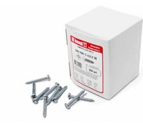 Саморез Квадра DIN 7981 4.8x38 цинк, кор. 250 шт., полусфера, шлиц PH2, острый 814838003250