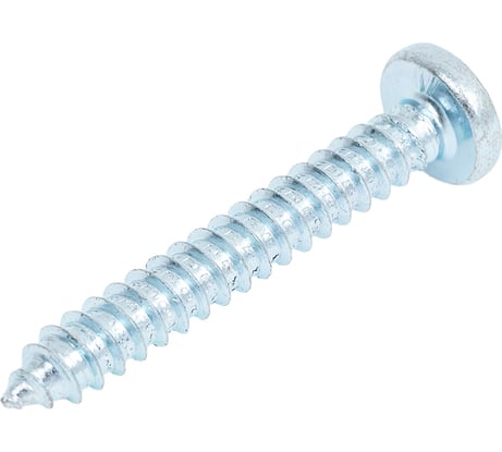 Саморез Квадра DIN 7981 5.5x38 цинк, кор. 100 шт., полусфера, шлиц PH3, острый 815538020100