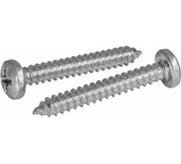 Саморез Квадра DIN 7981 6.3x38 цинк, кор. 100 шт., полусфера, шлиц PH3, острый 816338003100