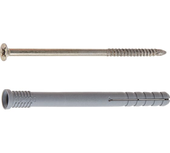 Дюбель-гвоздь STARFIX 6х40 мм полипропилен потай (200 шт в карт. уп.) РМЗ SM-40894-200 1