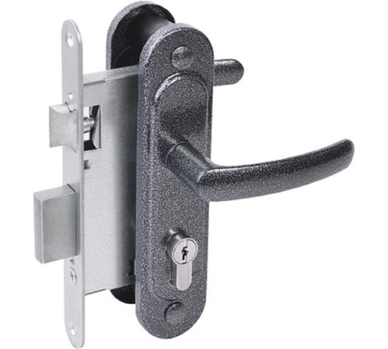 Замок врезной Абсолют ЗВ4.2-08 (серебро) 00032365 1