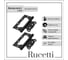 Комплект Rucetti RFH-100*75*2,5 BL TEC, петля стальная без врезки, черный, 2шт 9016041 2