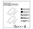 Комплект Rucetti RFH-100*75*2,5 W, петля стальная без врезки, цвет - белый, 2шт 9016048 2
