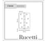Комплект Rucetti RSN 100X70X2.5-4BB OMB, петля стальная универсальная, старая матовая бронза, 2шт 9016051 2