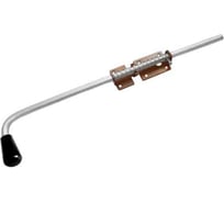 Засов с пружиной DOMART 600мм, коричневый металлик 4620007783360