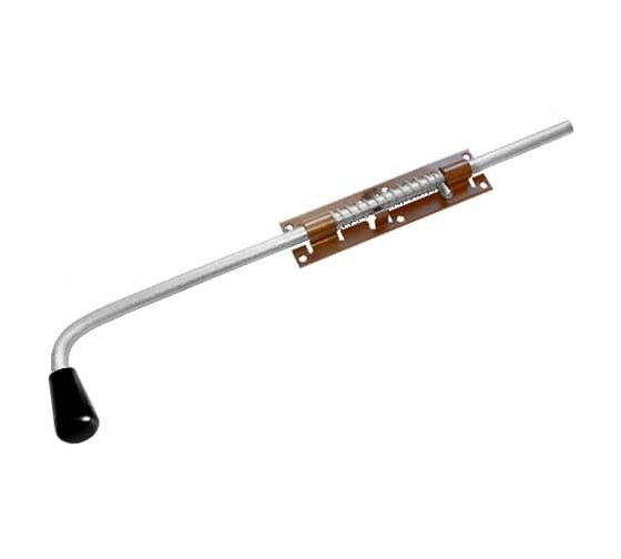 Засов с пружиной DOMART ЗСП-600 мод. 2 коричневый металлик 4620007786385 1