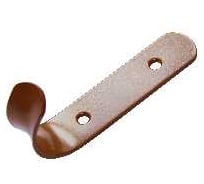 Крючок-вешалка DOMART 1-рожковый коричневый металлик 4607111620330