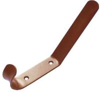 Крючок-вешалка 2-х рожковый коричневый металлик (комп. 50 шт)