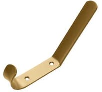 Крючок-вешалка 2-х рожковый золото (комп. 50 шт)