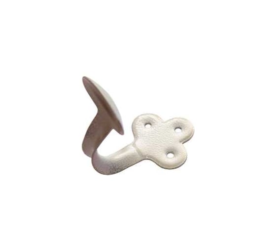 Крючок-вешалка DOMART фигурный мод. 1 белый антик 4607111620545 1