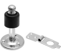 Стопор дверной с фиксатором DOMART 70 мм хром 4660046008499