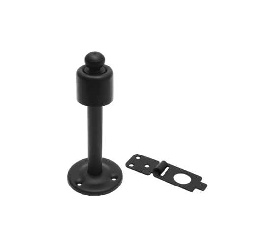 Стопор дверной с фиксатором DOMART 150 мм черный 4660046008680 1