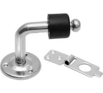 Стопор дверной с фиксатором DOMART 60x50 мм хром 4660046008741