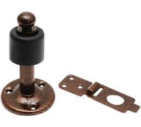 Стопор дверной с фиксатором DOMART 50 мм медь антик 4660046008437