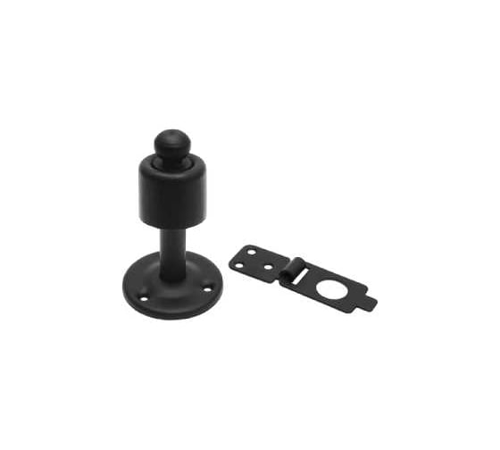 Стопор дверной с фиксатором DOMART 70 мм черный 4660046008505 1