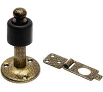 Стопор дверной с фиксатором DOMART 70 мм бронза антик 4660046008468